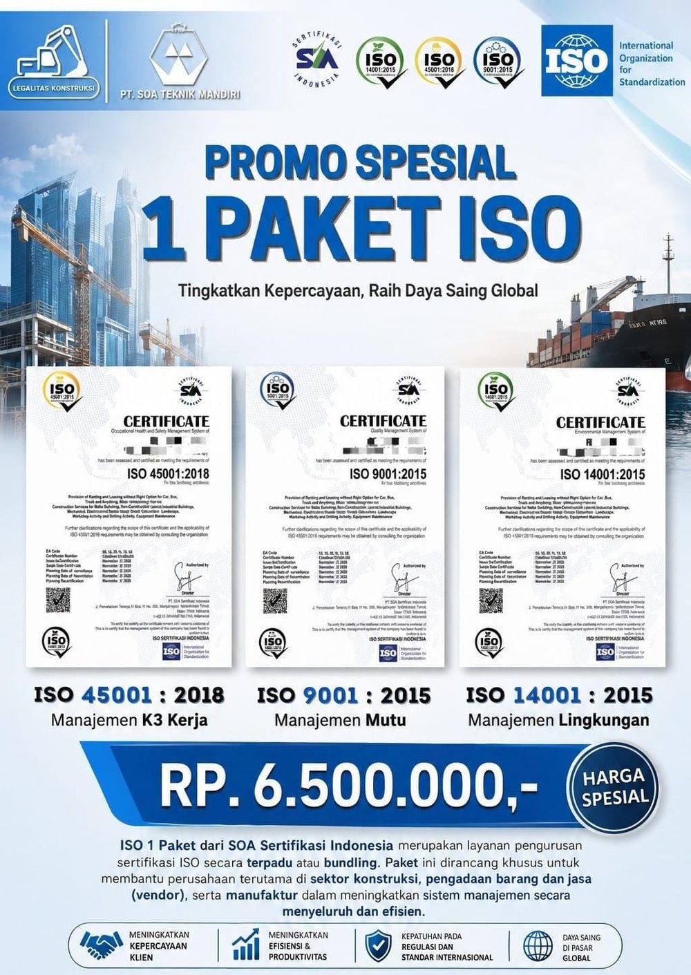 Promo.Special ISO 1 paket