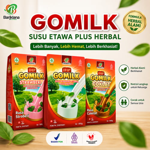 GOMILK | Susu Kambing Etawa Plus Herbal 500g