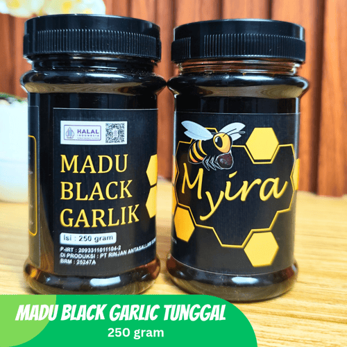 MBG. Madu  Black  Garlic 250gram.bawang Tungga +madul