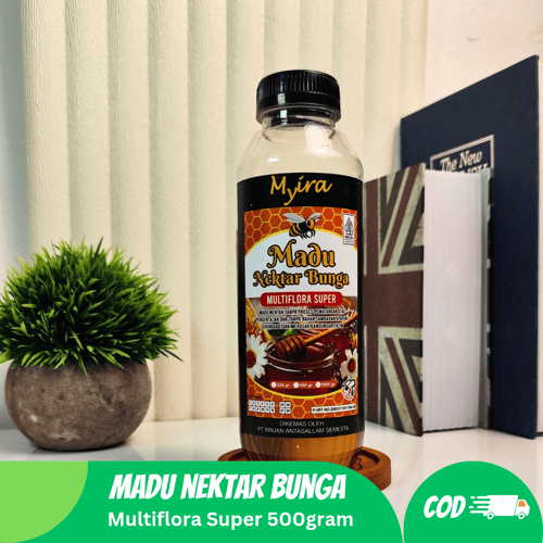 MADU NEKTAR BUNGA MULTI FLORA 500gram